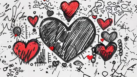 heart doodles