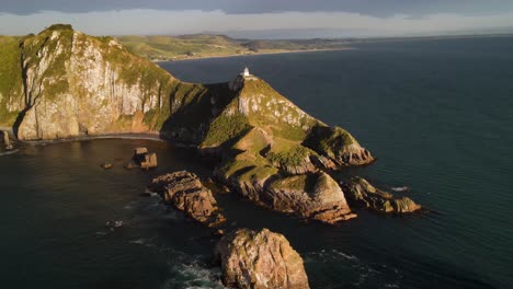 stunning aerial coastal landscape of new zealand