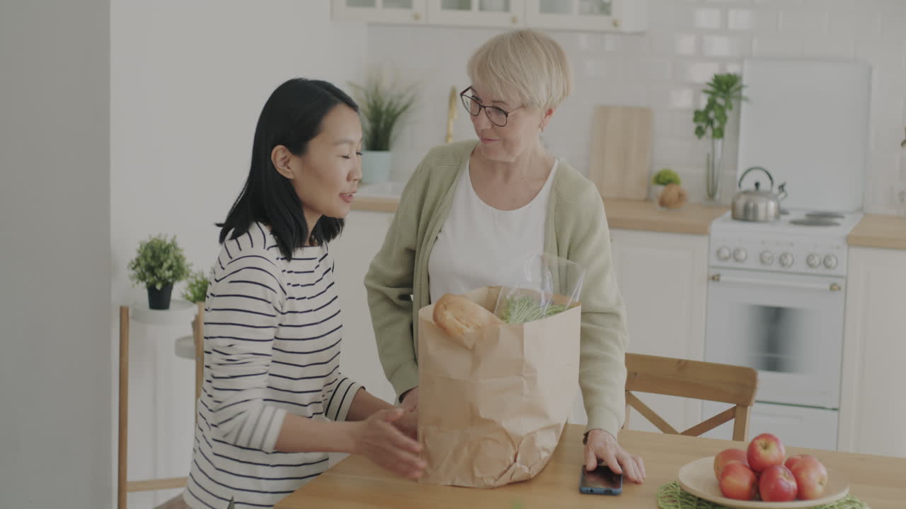 Daughter and Mother Shopping Together