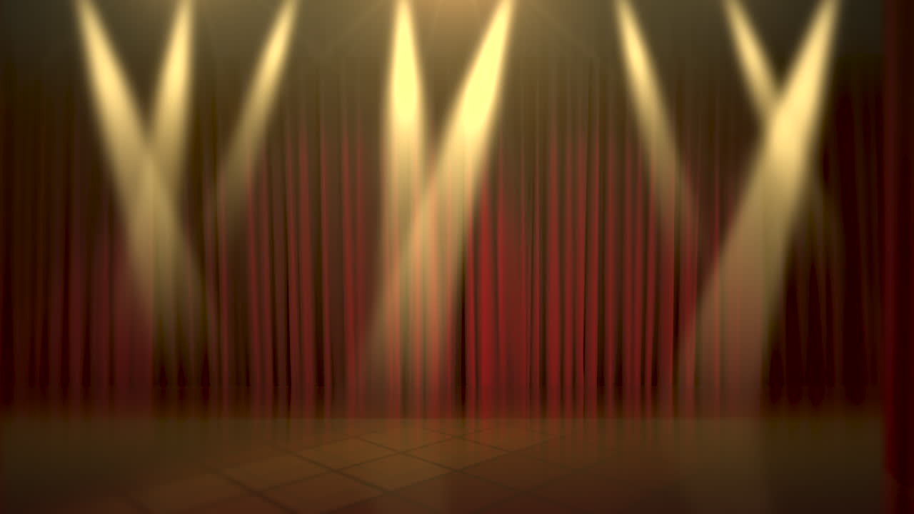 luces doradas de movimiento y etapa 5