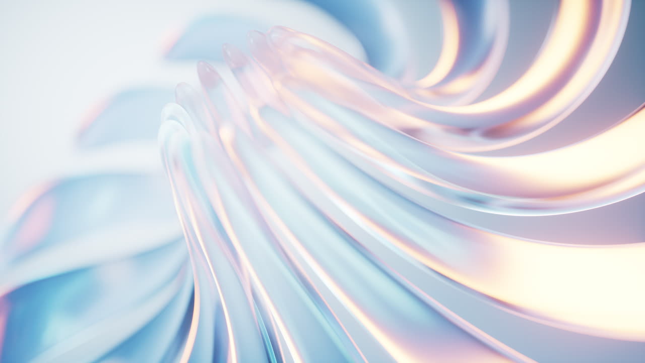 fondo de vidrio con gradiente transparente, renderización en 3d.