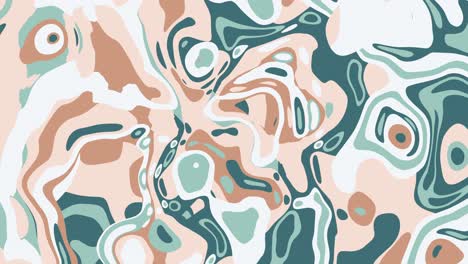 loopable turbulent background with swirling organic shapes in earthy tones - flowing liquid marble pattern creates dynamic animated background texture