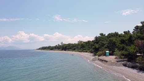 Aerial-view-of-the-beautiful-beach