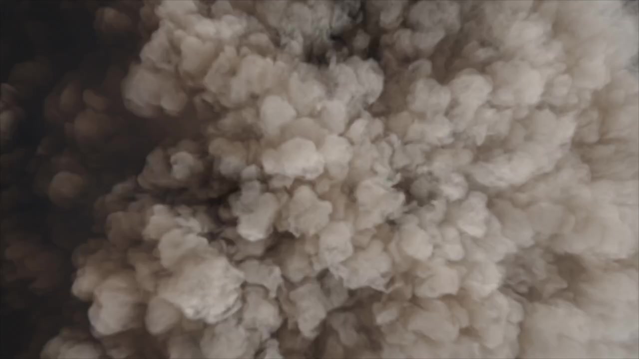 Abstract Esplosione di fumo