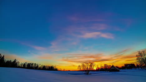 time lapse on the beautiful nature landscape on the white high hill mountain with sunsetting on the background