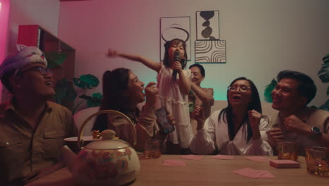 family karaoke night