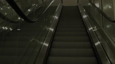 animation of data processing over moving stairs