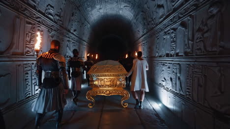 ancient egyptian tomb ritual re-enactment