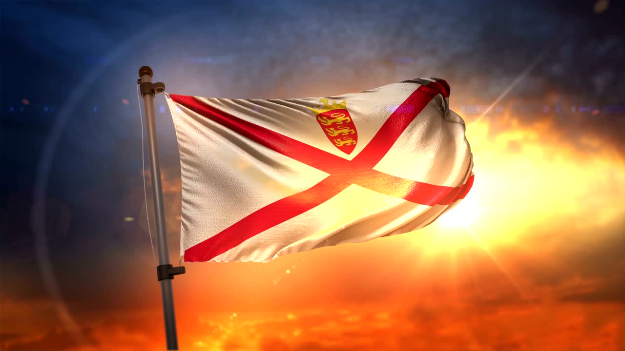 아름다운 해가 뜨는 순환 속도 느린 모션 4k에서 배경 조명 된 저지 발