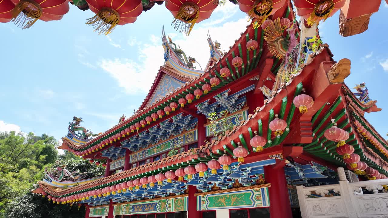 Særpræget arkitektur: Thean Hou-templet er et fremtrædende kinesisk tempel i Kuala Lumpur, Malaysia.