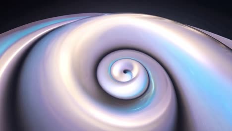espiral metálica abstracta