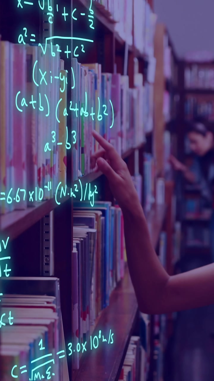 Animation of data processing over female student