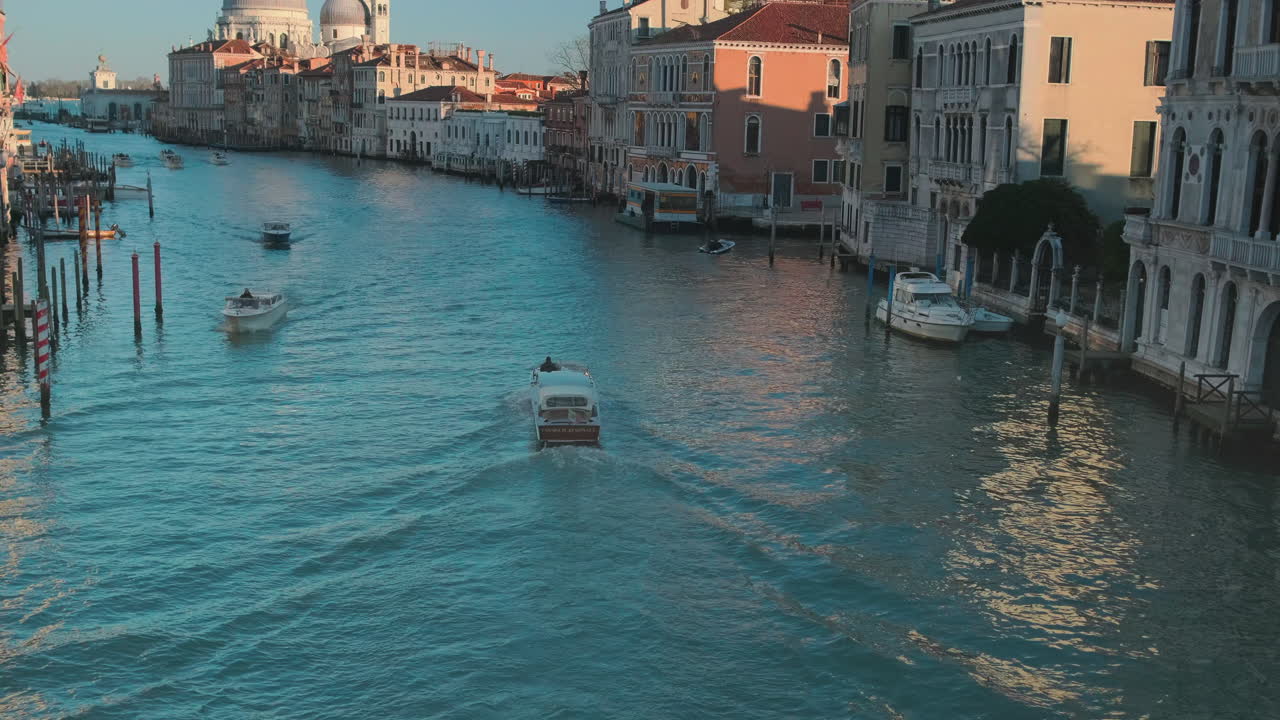 Vista panorámica del Gran Canal de Venecia