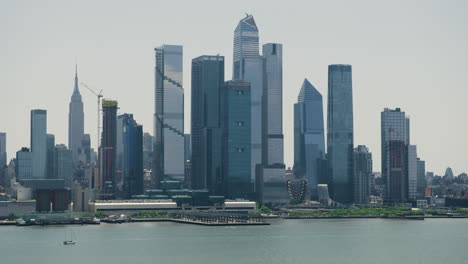 barrio de hudson yards de manhattan en la ciudad de nueva york, u