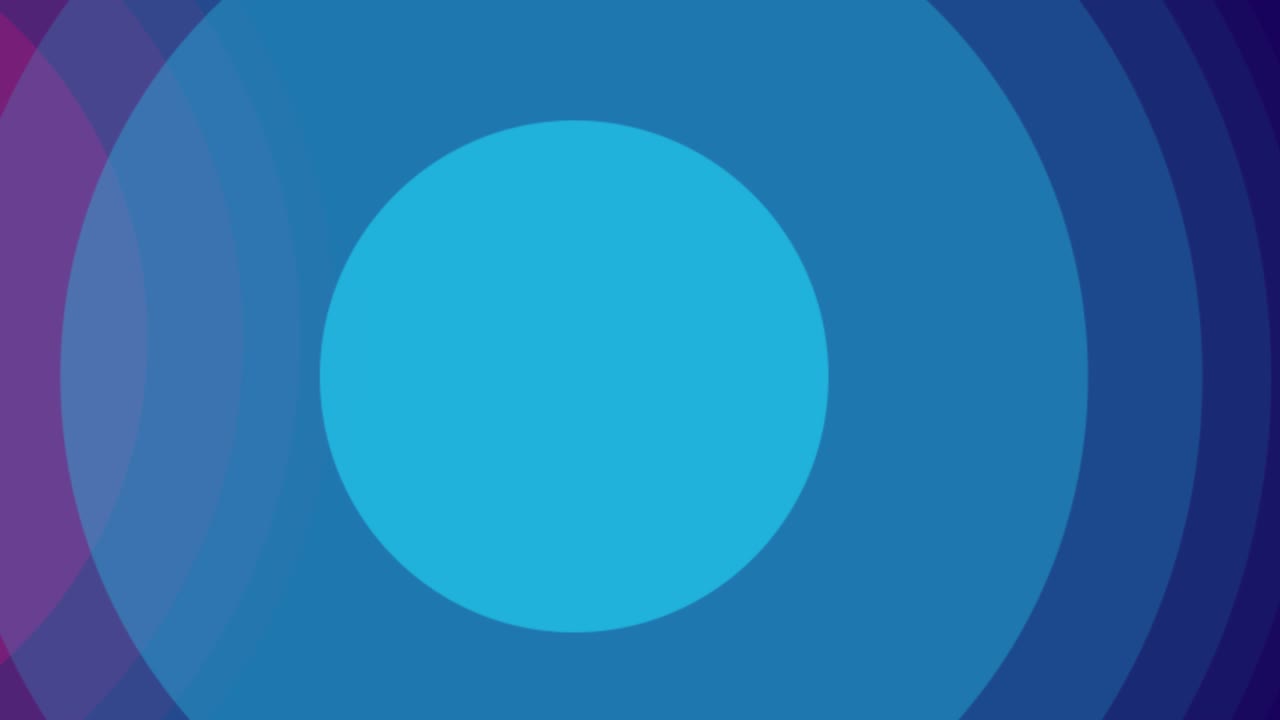 abstracto animado círculo colorido movimiento de bucle sin costuras video de fondo