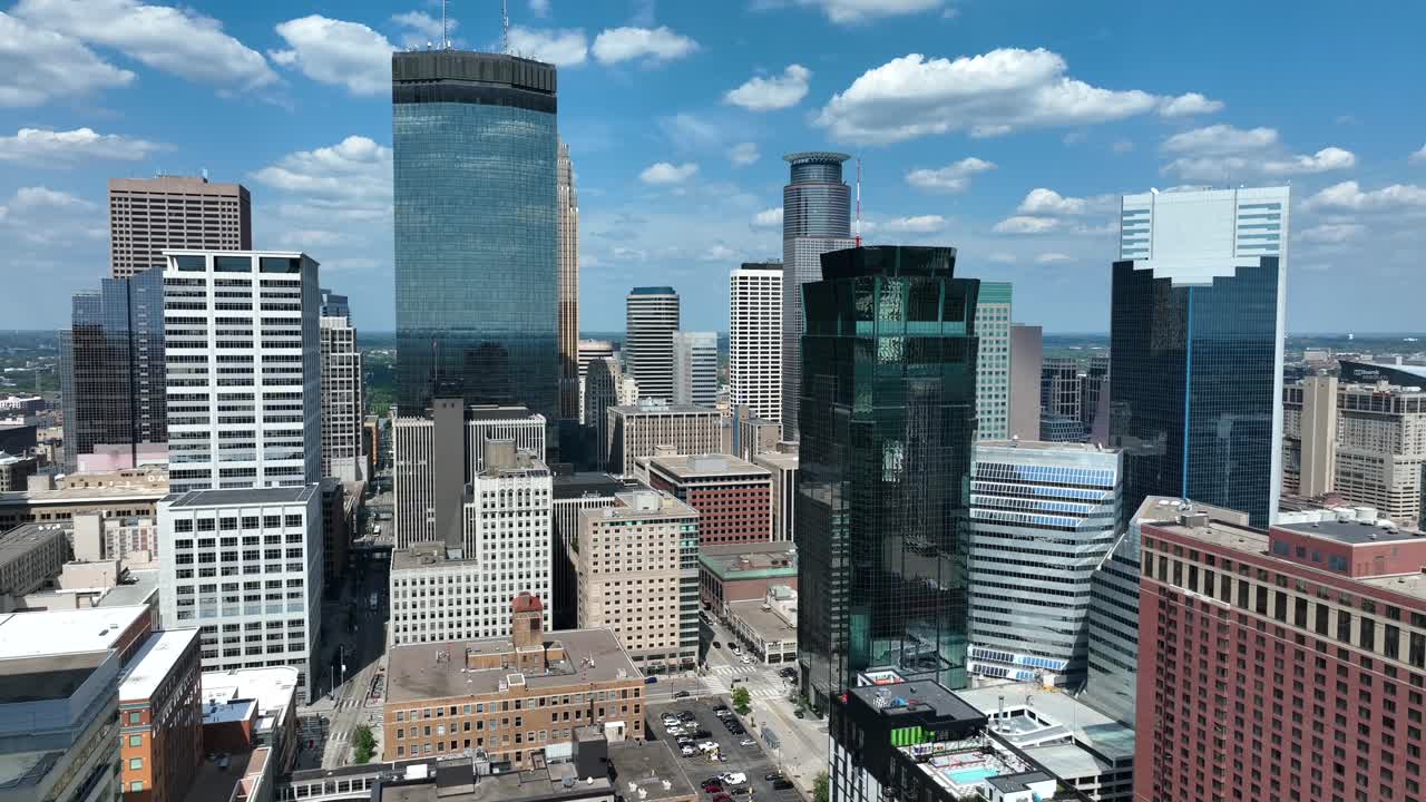 el centro de minneapolis, el horizonte de minnesota