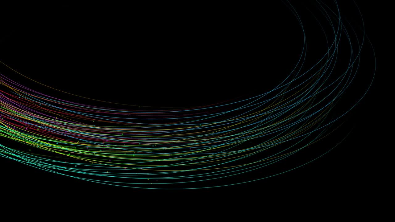 곡선, 파동, 예술, 다채로운 줄, 흐름, 추상적인 배경