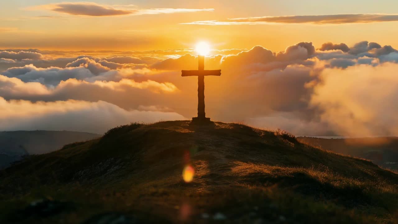 Fondo de Pascua con Cruz