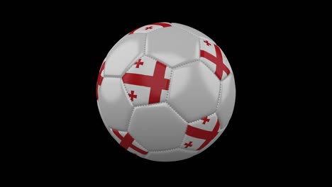 soccer ball with flag georgia, alpha loop