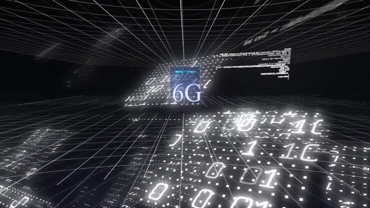 Animation of data processing over 6g text