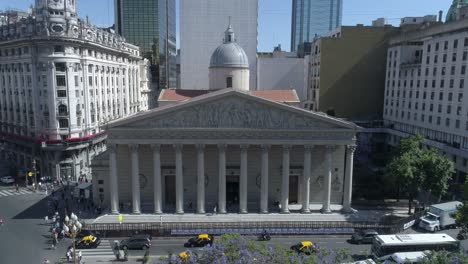 aerial scene of the metropolitan cathedral argentina