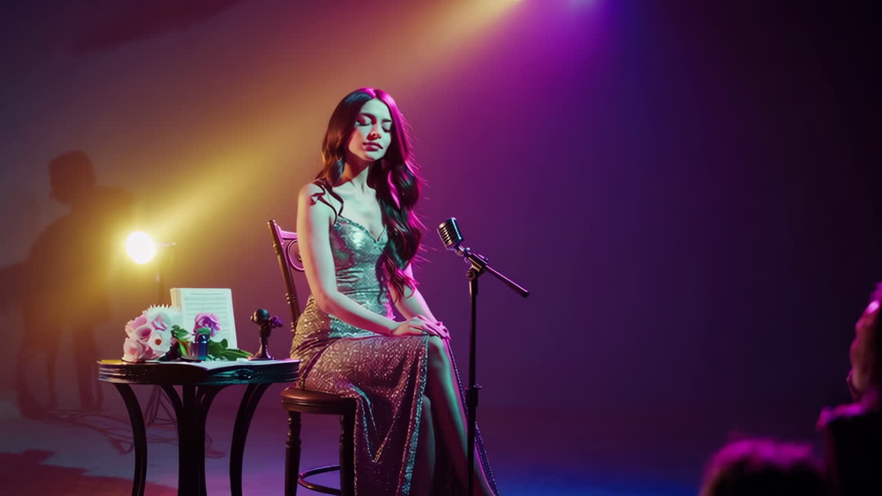 Woman Singer Performance