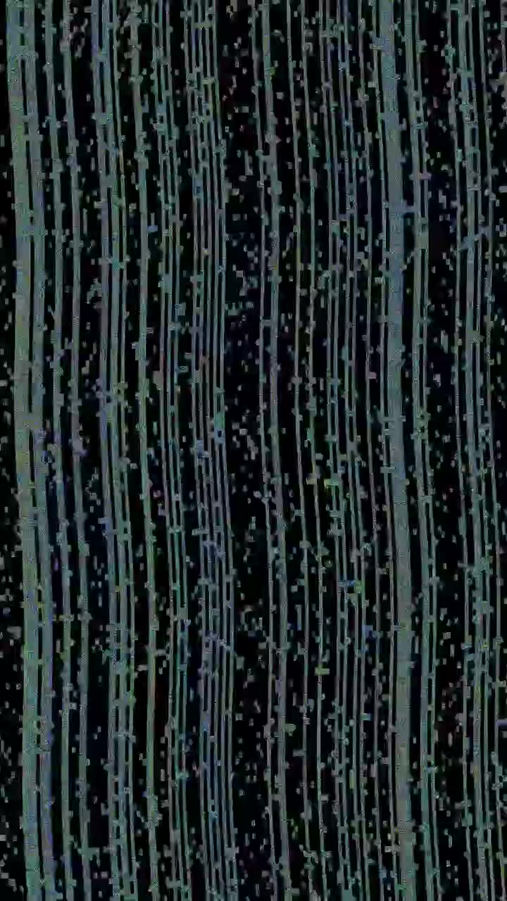 Abstract Digital Glitch Effect with Vertical Moving Lines