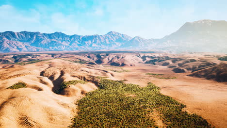 Aerial-view-of-desert-at-the-Libya