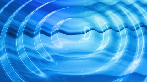 looped abstract liquid background with wavy sparkling pattern on shiny glossy surface. viscous blue fluid like surface of foil or brilliant glass. beautiful creative festive backdrop. simple bright bg