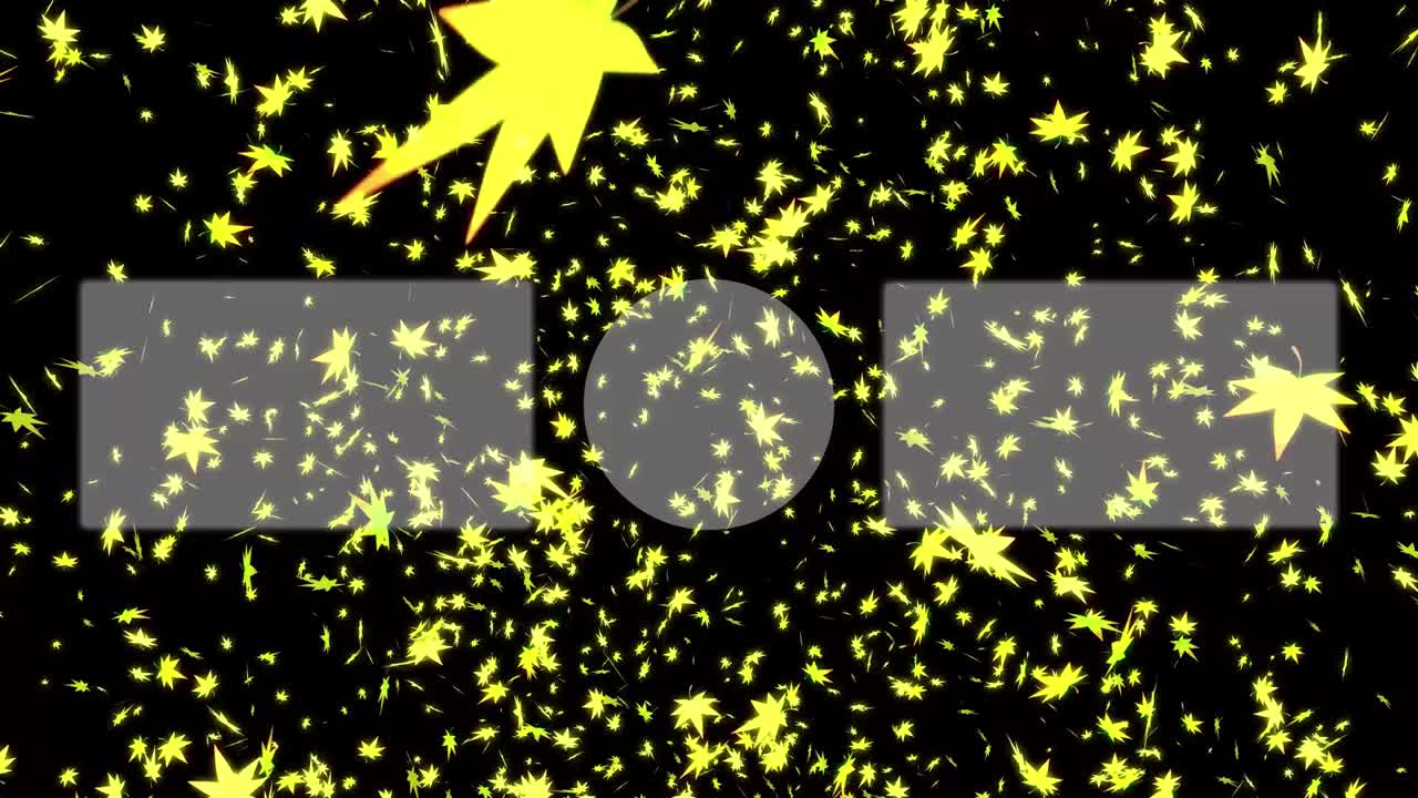 가을 잎 입자 유튜브 엔드 카드 엔딩 스크린 모션 그래픽