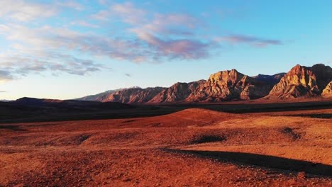 slow panorama over red rock canyon jan 2023