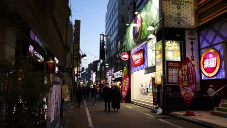 day to night time-lapse on a busy urban street