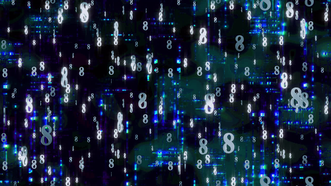 8 fondo techno ciclo número de azulejos