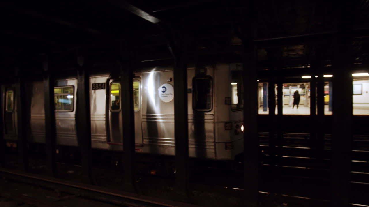 Subway Train at the Station