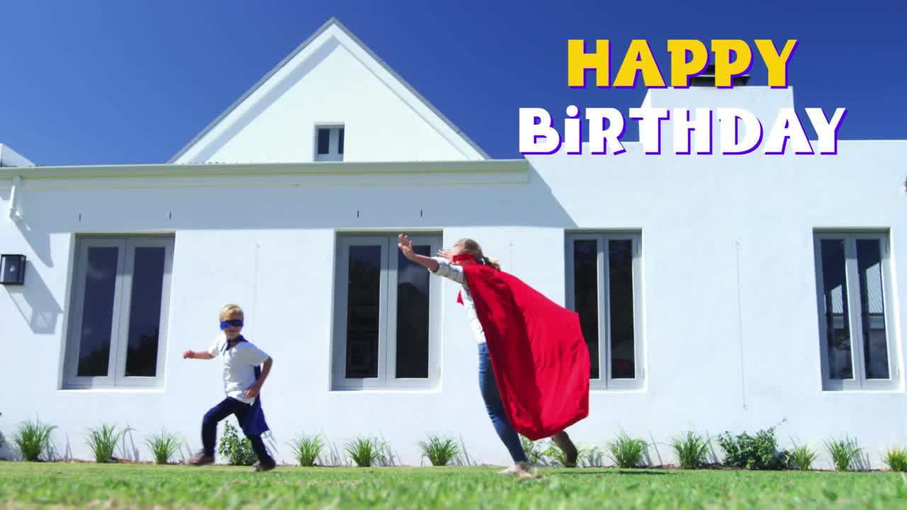 배경 에 어머니 와 아들 위 에 쓰여진 생일 축하