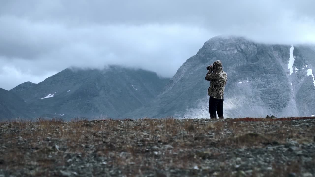 Fotograf i bjergene