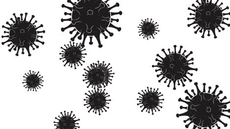 Covid-19-Bildrückseite-In-Schwarzweiß-Mit-Bewegung