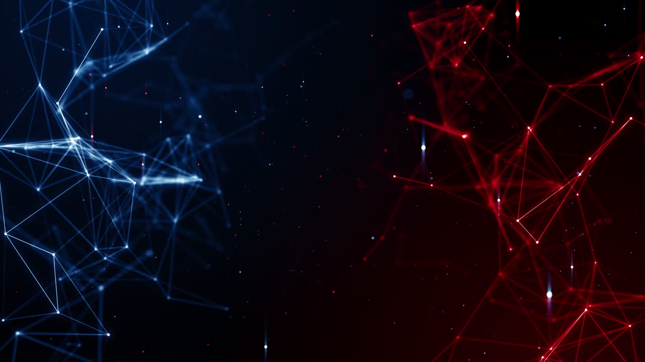 Plexus abstract network titles technology science background loop