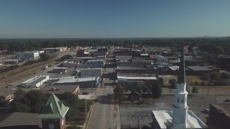 Aerial-Flyover-Gaffney-SC-in-4K