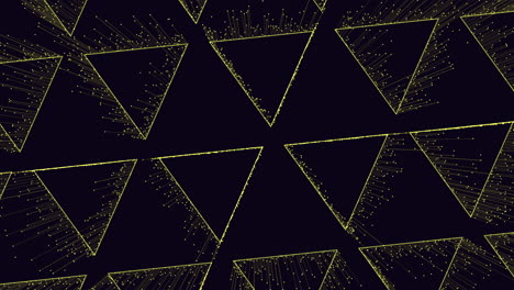 dynamic black and gold geometric pattern on a luxurious background