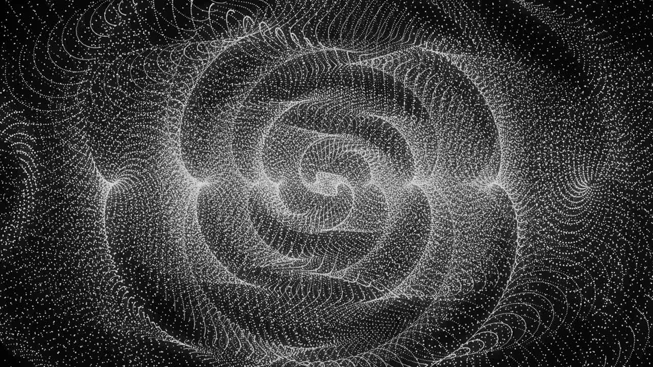 White color Dot Shape Pattern animation motion graphics