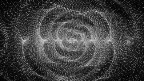 patrón de forma de punto de color blanco animación gráficos de movimiento