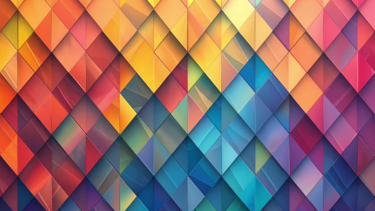 patrón geométrico abstracto con triángulos de colores