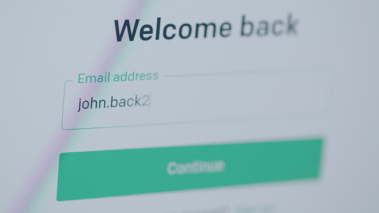 formulario de bienvenida de la página web de ai para ingresar el correo electrónico y la contraseña