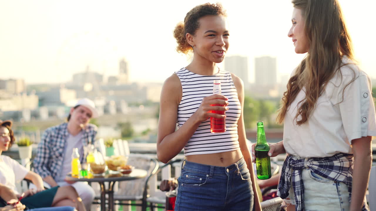 Rooftop Gathering with Friends
