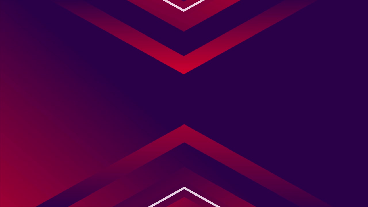 Dynamic Abstract Background with Moving Purple and Red Chevrons