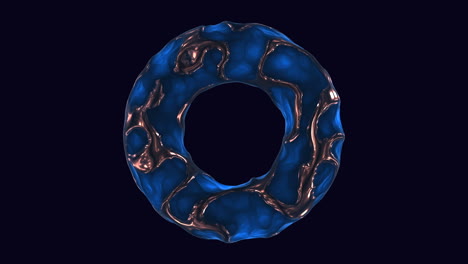 Anillo-Azul-Metálico,-Futurista-Y-Psicodélico-Con-Efecto-Ondas