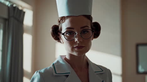Vintage Nurse Portrait