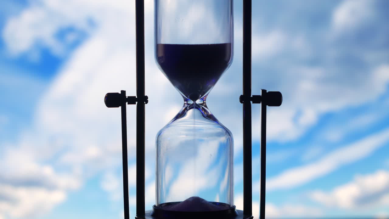 Hourglass Passing of Time
