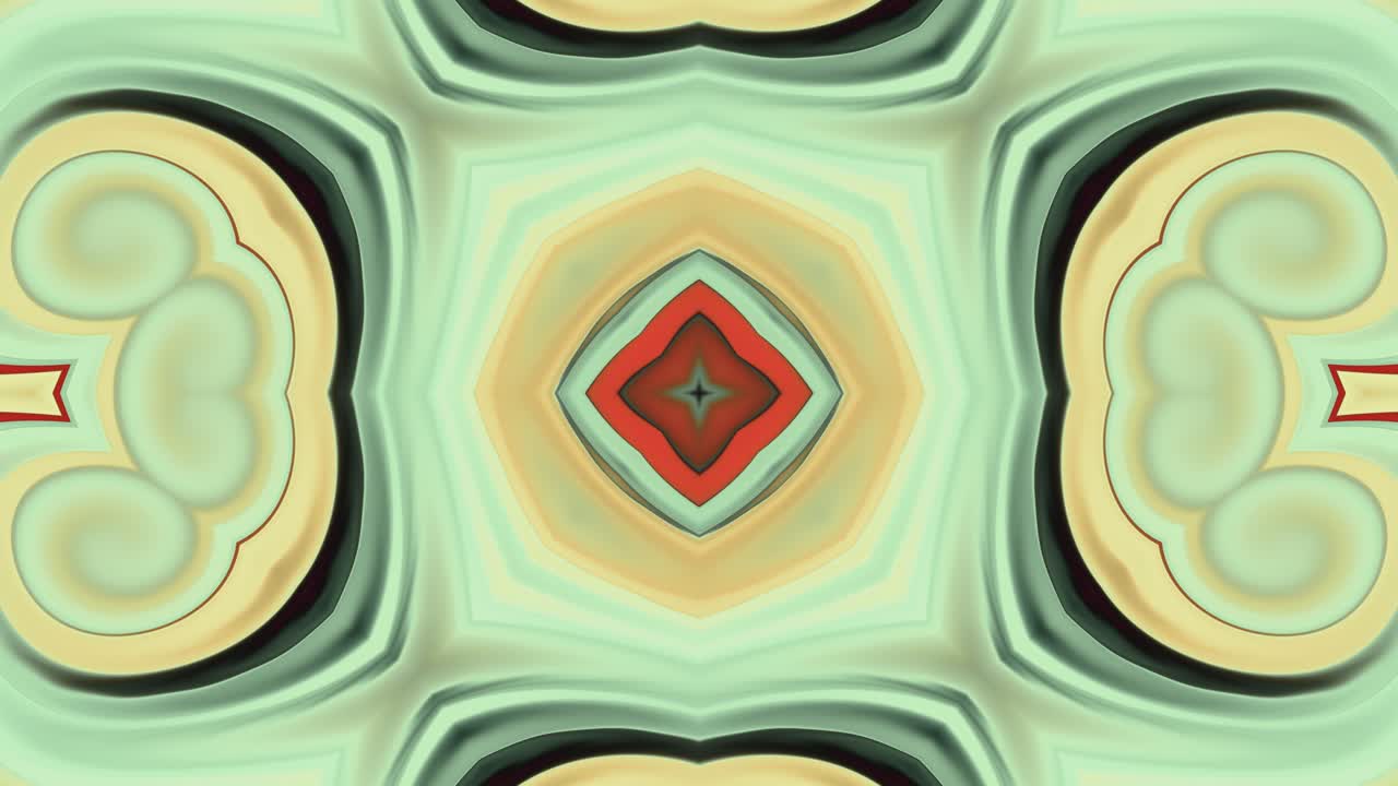 Seamless Looped Animation Kaleidoscope Abstract
